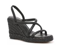 Wake Up Espadrille Wedge Sandal Black view