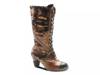 Malagie Boot Brown Croc Print view