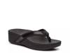High Tide Platform Sandal Black Patent Leather view