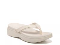High Tide Platform Sandal Cream Patent Leather view