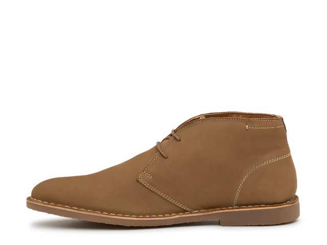 Crown Vintage Beige Chukka Boots Beige Suede Chukka Inspired Wedge Bootie Tassel Tie Crown  main image 3