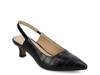 Paulina Pump Black Croc Print view