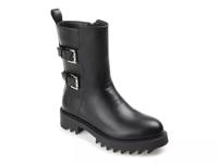 Yasmine Combat Boot Black view