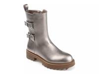 Yasmine Combat Boot Pewter view