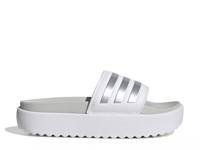 Adilette Platform Slide Sandal - Women's White view
