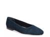 Kimiko Ballet Flat Navy Suede view