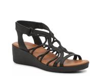 Karlie Wedge Sandal Black view