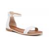 Nymie Sandal White Fabric view