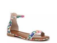 Nymie Sandal White/Multicolor Floral Print Fabric view