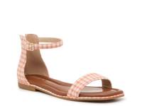 Nymie Sandal Peach/White Gingham view