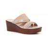 Kaya Wedge Sandal Beige view