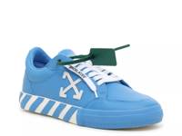 Low Vulcanized Full Leather Sneaker - Men's Blue/White view