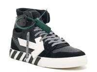 High-Top Vulcanized Sneaker - Men's Black/White view