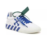 Low Vulcanized Canvas Sneaker - Women's White/Cobalt view