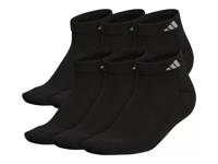 Athletic Cushioned Women's Ankle Socks - 6 Pack Black view