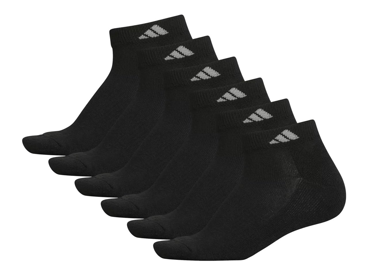 Athletic Cushioned Women's Ankle Socks - 6 Pack