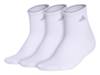 Cushioned 3.0 Women's Quarter Ankle Socks - 3 Pack White view