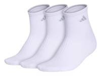 Cushioned 3.0 Women's Quarter Ankle Socks - 3 Pack White view