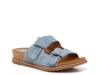 Golden Knot Sandal Light Blue view