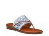 Caro Sandal Blue/Silver view