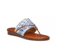 Caro Sandal Blue/Silver view