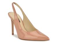 Feather Pump Beige Patent view