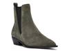 Danzy Bootie Dark Green Suede view