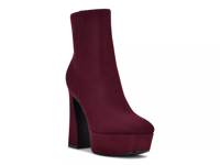 Klinda Platform Bootie Red view