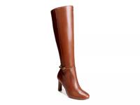 Henny Wide Calf Boot Dark Brown view