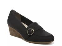 Brooke Wedge Loafer Black view
