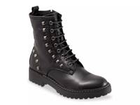 Dixie Combat Boot Black Leather view