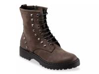 Dixie Combat Boot Grey Nubuck view