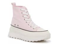 Mollie Lug High-Top Sneaker Light Pink view