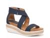 Cape Ann Wedge Sandal Navy view