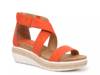 Cape Ann Wedge Sandal Orange view