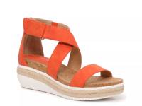 Cape Ann Wedge Sandal Orange view