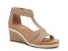 Trivia Wedge Sandal Taupe view