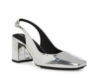 Laney Pump Silver Metallic Synthetic Patent view