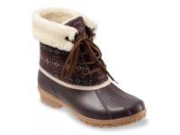 Mid Duck Boot Dark Brown view