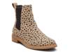 Charlie Bootie Beige Leopard Print Suede view