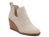 Kallie Wedge Bootie Off White Suede view