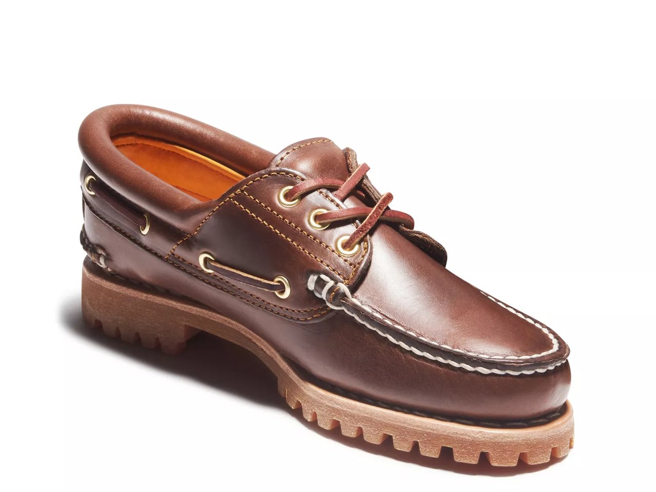 Noreen 3-Eye Handsewn Boat Shoe
