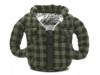 Flannel Jacket Koozie Green/Black Plaid view