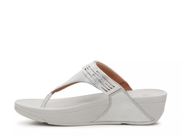 Lulu Rhinestone Wedge Sandal