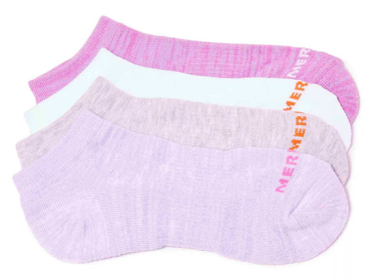 Cushioned Women's No Show Socks - 4 Pack