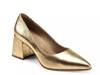 Ivory Pump Gold Metallic view