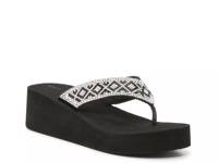 Aria Wedge Sandal Black view