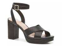 Hanniah Platform Sandal Black view