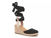 Goldie Espadrille Wedge Sandal Black view