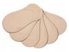 Microfiber No Show Liners - 6 Pack Beige view